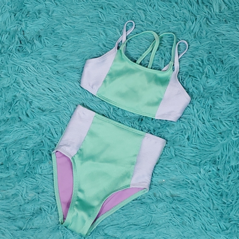Arizona 2 pc Colorblock Bikini